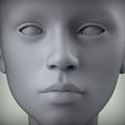 301-голова-16.81.jpg 19 3D Head Face Female Character Women teenager portrait doll 3D model