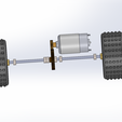 4q.png Rear axle metal gearbox Brush