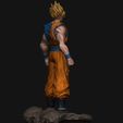 26.JPG STL file GOKU super saiyan v2 - Dragonball Super・3D print model to download