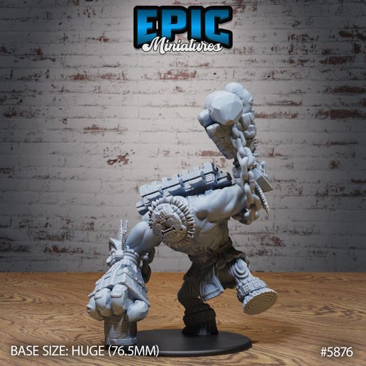 Platform Golem Smash ‧ DnD Miniature ‧ Tabletop Miniatures ‧ Gaming Monster ‧ 3D Model ‧ RPG ‧ DnDminis ‧ STL FILE