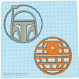 Opera-Captura-de-pantalla_2023-05-14_205851_www.tinkercad.com.png Star Wars Coaster/deco - Boba Fett/Death Star