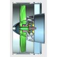00-Fan-Module-Assy07.jpg STL file Geared Turbofan Engine (GTF), 10 inch Fan Module・Model to download and 3D print