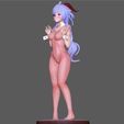 2.jpg GANYU BUNNY GENSHIN IMPACT CUTE SEXY GIRL GAME CHARACTER ANIME 3D PRINT