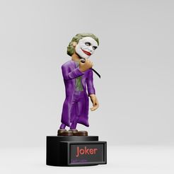1.jpg Archivo 3D gratis joker, heath ledger - IMPRESIÓN 3D・Modelo imprimible en 3D para descargar