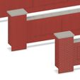 Parapet-2.jpg Modélisme ferroviaire - Mur de parapet de pont - Longueurs variées