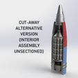 German_Flak88Incendiary_4.jpg WW2 German 8.8cm Incendiary Flak Shell Cutaway