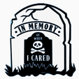 Screenshot-2024-01-16-003356.png In memory of when I care funny sign, wall art, home decor, bathroom sign, sarcastic sign