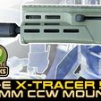 1-14mm-CCW-TX50-mount.jpg Umarex T4E XT50 X-tracer 50, M14 (14mm) CCW airsoft barrel adapter