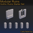 GothicRuinsStarterSetCollection.png Modular Gothic Ruins - Starter Set - Tabletop Terrain