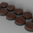 1.png 10x 25mm base with muddy ground (+toppers)
