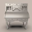 6.85.jpg Vintage Roll Top Desk - Victorian Antique
