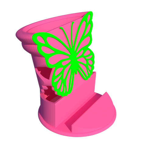 Phone Holder + Pencil Holder 3D model