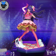 Hoshino_Far_4.png 3D file Hoshino Ai- Oshi No Ko Anime Figurine STL for 3D Printing・3D printer design to download