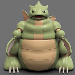 Scyther_render.jpg 3D file Chonky Mantis / Fat Scyther Pokemon・3D printer design to download, ChonkyMonsters
