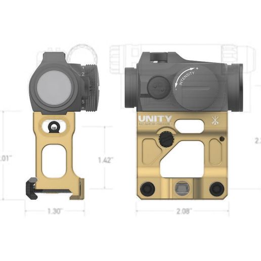 🔫 UNITY Tactical FAST Micro (2.26")・ 3MF File for 3D printing・Cults
