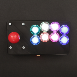 1.png Free STL file NeoPixel Arcade Buttons・Model to download and 3D print