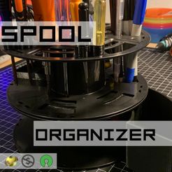 _ULTIMATE_SPOOL_TOOL_ORGANIZER.jpg Free STL file Ultimate Spool Tool Organizer・3D printer design to download