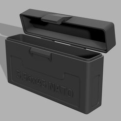 1.png Archivo 3D Caja de munición 5.56x45 x20 Long・Objeto imprimible en 3D para descargar, Jesse-Models