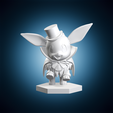 halloween-costume-eevee-miniature-vampire-model-stl-3d-print-turntable-01-0deg.png Halloween Vampire Eevee Miniature Model