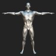 6.png Male Muscular Body Base | T-Pose