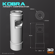 3DTAC_Compensators_Kobra.png 3TAC / Airsoft Compensators / Pack-3 (3 Models Included)