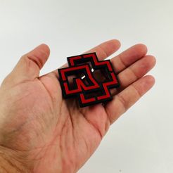 IMG_0602.jpg Fichier STL Porte-clés Rammstein・Idée pour impression 3D à télécharger