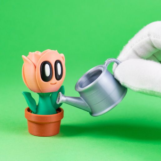 Blob-Lab-Flowers19m.jpg Blob Flowers - Mini Plant Collectible Art Toy with Watering Can