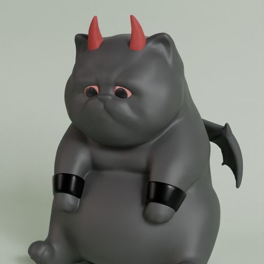 Sample_2.jpg Chat 3D personnalisé - SadTom Devil
