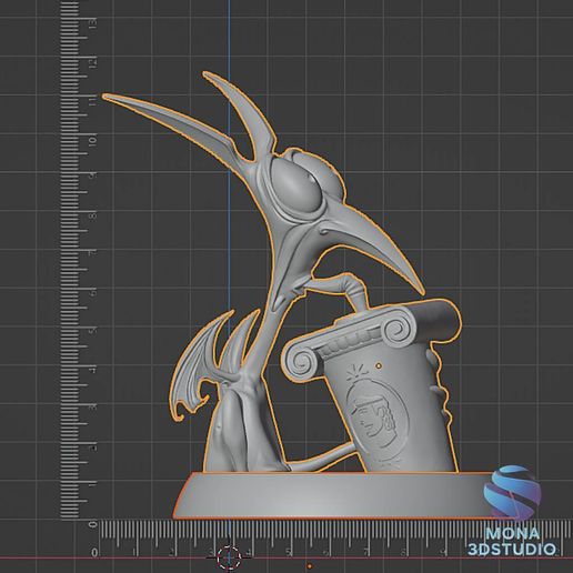 1-33.jpg Panic - Disney Hercules Fan Art Statue - Presupported 3D STL Model
