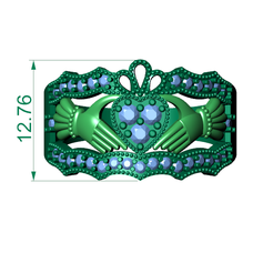 01-1.png STL file Hand Ring・3D printer model to download