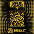QR-AT.png 鹿 - 幾何学模様 - 2D ウォールアート