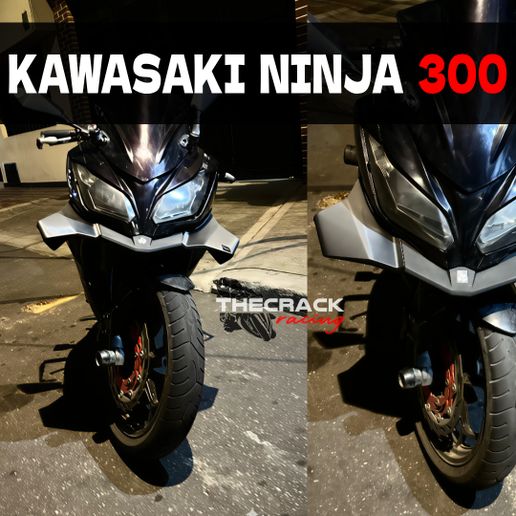 Winglet / Spoiler / spoiler GP for KAWASAKI NINJA 300 3D model