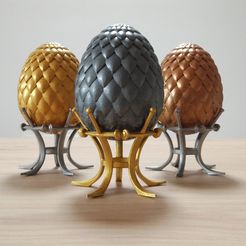 Pic1.jpg 3D file House of the dragon Egg・3D printer design to download