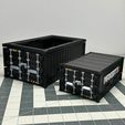 Open-and-Closed-Frame.jpg 3D Printable Foldable and Stackable Shipping Container