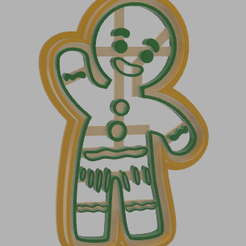 Shrek gingerbread man cookie cutter_01.PNG Shrek Gingerbread man cookie cutter