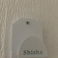 s3.jpeg Shisha Schlauch Halter | Shisha tube holder (Wallmounted)