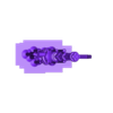 minigun_R_supported.stl Wasteland Flaming Speedster Car