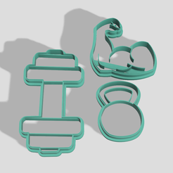 gym.png Cookie Cutter Gym x3