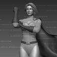 powergirl7.jpg Power Girl Fan Art Statue 3d Printable