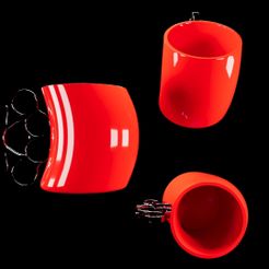 Mustha.jpg STL file Knuckleduster Cup・3D printer design to download