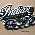 indian-motocicleta-big-chief-cartel-letrero-logotipo-impresion3d-museo.jpg Indian, Motorcycle, Bigchief, vintage, collection, collecting, collector, handlebars, seat, Motorcartel, sign, logo, impresion3d