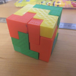 Capture d’écran 2016-12-14 à 16.20.21.png Free STL file Bedlam 4x4 Puzzle Cube 60mm³・3D printable design to download