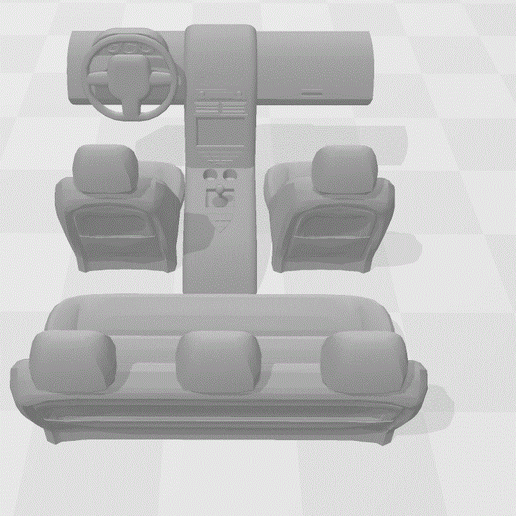 Interior for RC 1/10 (universal) - 3D model önizlemesi