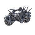 Infernal-War-Bike-Riders-Gunner-1-Mystic-Pigeon-Gaming-2.jpg Infernal War Bikes and Foot Soldiers Fantasy Resin Mini