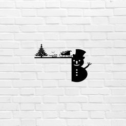 murbrique.jpg wandkunst wanddekoration weihnachten christmas für tür