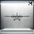 tbm-850.png Wall Silhouette: Airplane Set