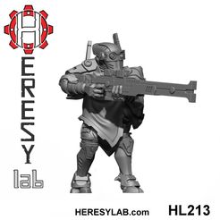 HL213.jpg HL211-215 Scout with Rifle Tau Greater God Pack x5