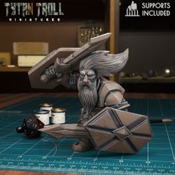 Dwarf-Guard-10.jpg 3D-Datei Zwergenwache 10 [Vorgestützt]・3D-druckbare Vorlage zum herunterladen