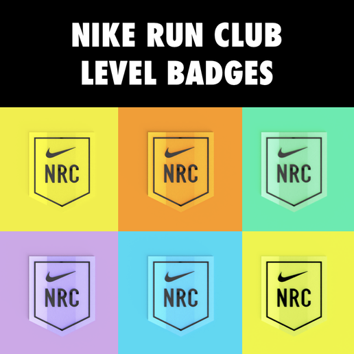 Nrc Nike Running Badges Nike Run Club LEVELS