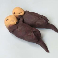 1.jpg STL-Datei Seeotter halten Hände kostenlos・3D-druckbare Vorlage zum herunterladen